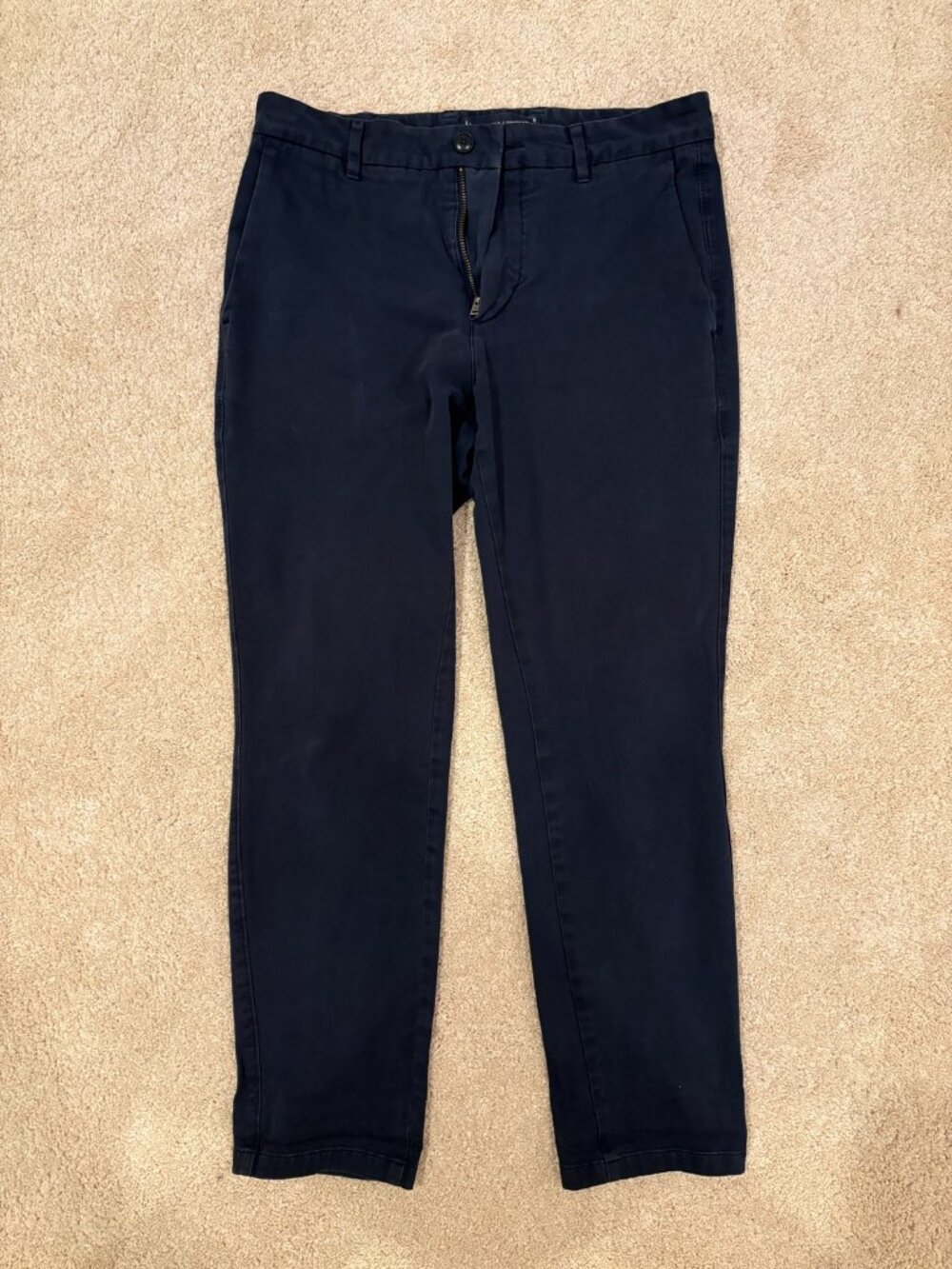 Everlane Uniform Slim Chino Pants Mens 30x28 Navy 94% Cotton 6% Elastane